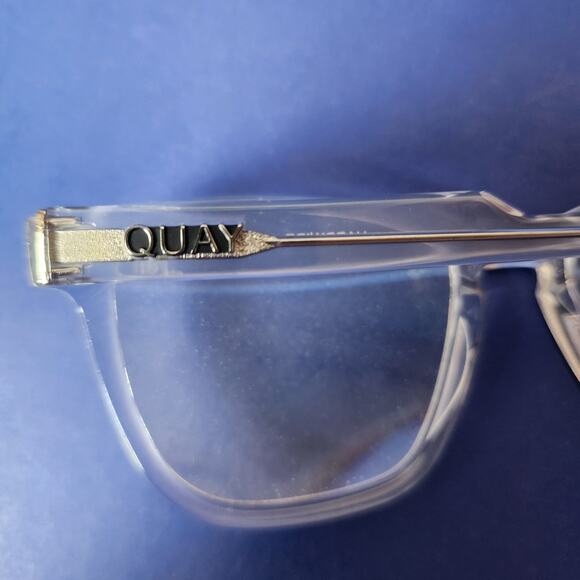 Quay Australia Eyeglasses Hardwire 126 Clear CAT.0 Designer Frames Only - Picture 5 of 9